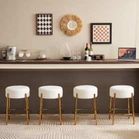 24" Tall, Round Bar Stools, Set of 2