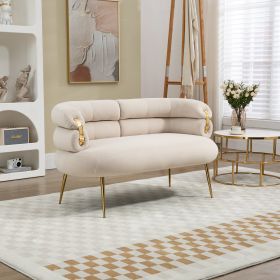 Accent Chair  chair with Golden feet