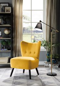 Unique Style Accent Chair Yellow