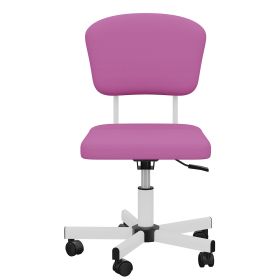 Mesh Task Chair Plush Cushion, Armless Desk Chair